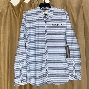 Brand New Men’s O’Neill Striped Button Down Shirt